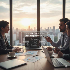 Selecting a startup for acquisition